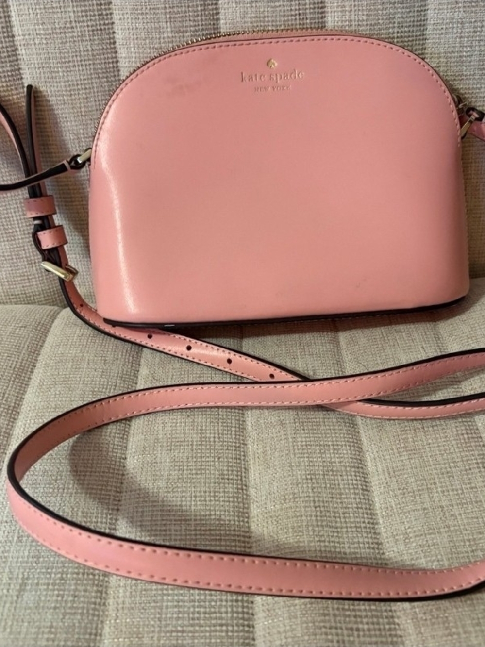 kate spade Pink Leather Dome Crossbody Bag